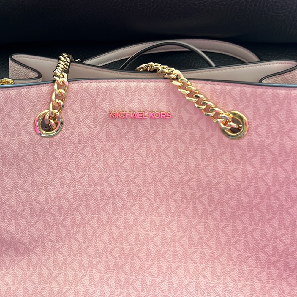 Michael Kors blush color drop satchel - Picture 2 of 13